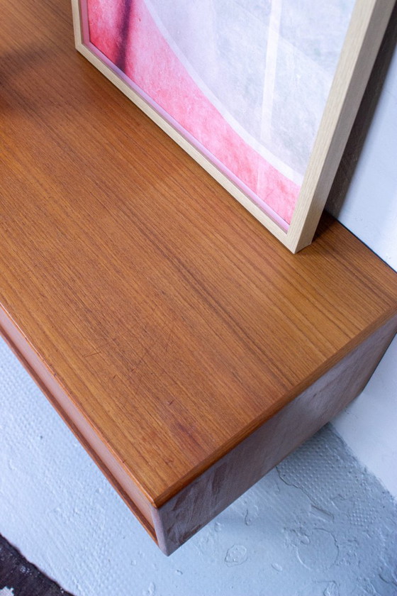 Image 1 of Vintage Teak Lowboard Sideboard Chest of Drawers Danish Mid-Century 1960s