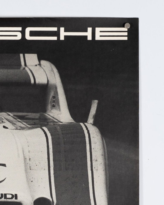 Image 1 of Porsche Wins Mosport Can-Am – 1973 – Original Vintage Porsche Poster by Atelier Strenger – Mid-Century Modern – 102x76 cm
