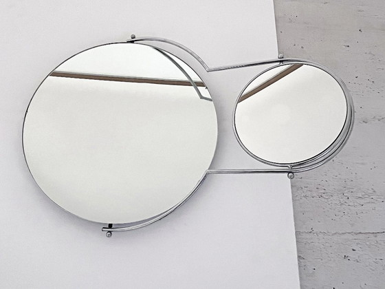 Espejo de pared con lupa giratoria, de Bieffeplast, Italia, década de 2000. – Chrome, Glass (photo 2 of 19)