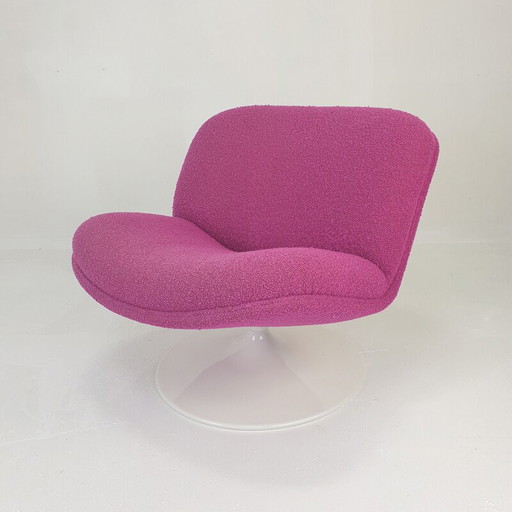 Fauteuil vintage avec pied en métal par Geoffrey Harcourt pour Artifort, 1970