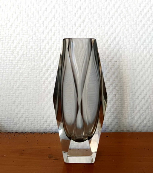 Vase Soliflor Sommerso Murano 1960