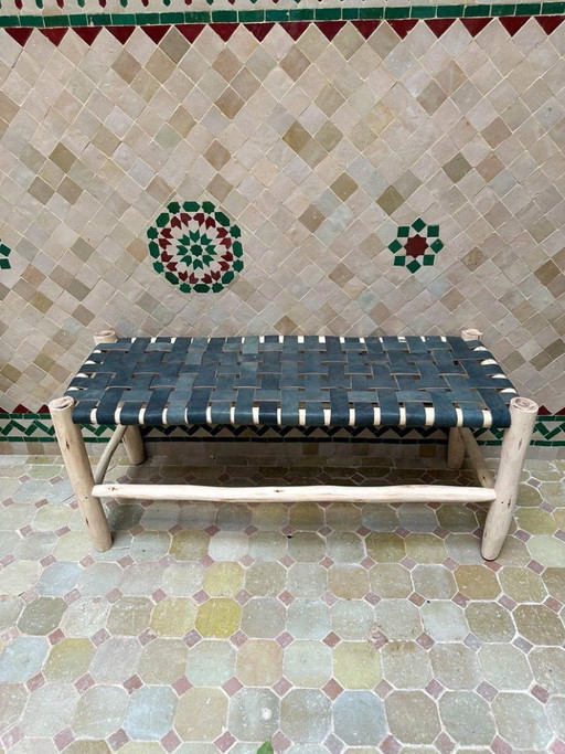 Panca marocchina artigianale 100x40 cm