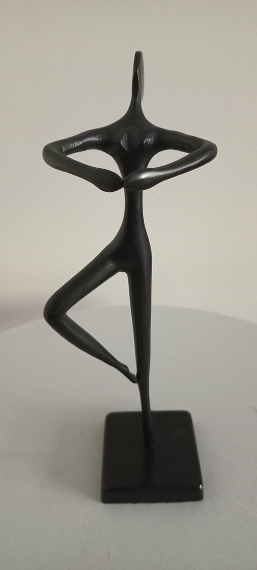 Vintage Ikea Bodrul Khalique Bronze Ballet Dancer (2000) – decoratieve objecten (photo 2 of 5)