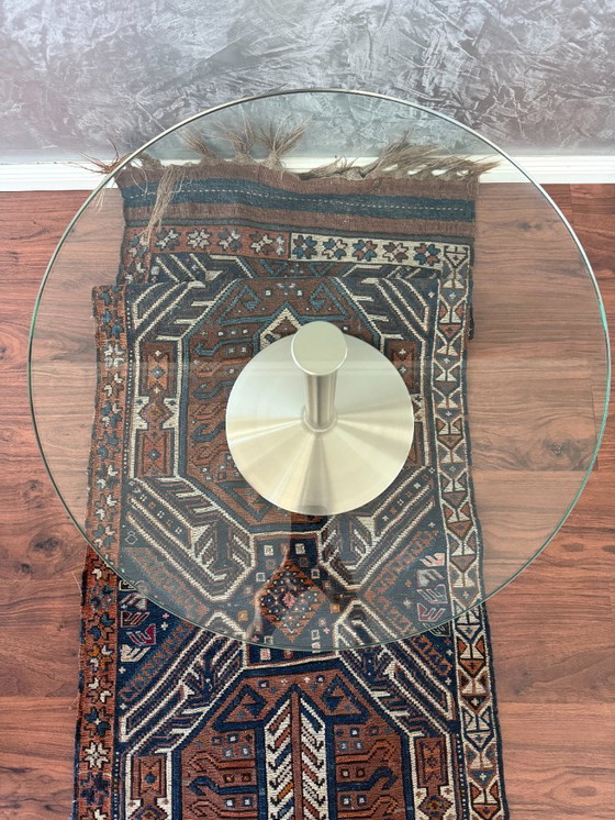 Image 1 of 1 Table d'appoint ronde en verre