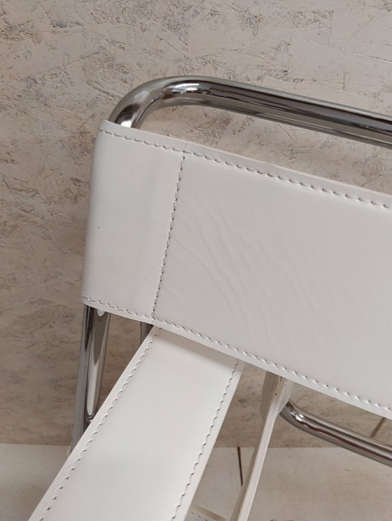 KNOLL Studio Poltrona WASSILY B3 NUOVA, in Cuoio Bianco – Poltrone, Leather (photo 65 of 83)