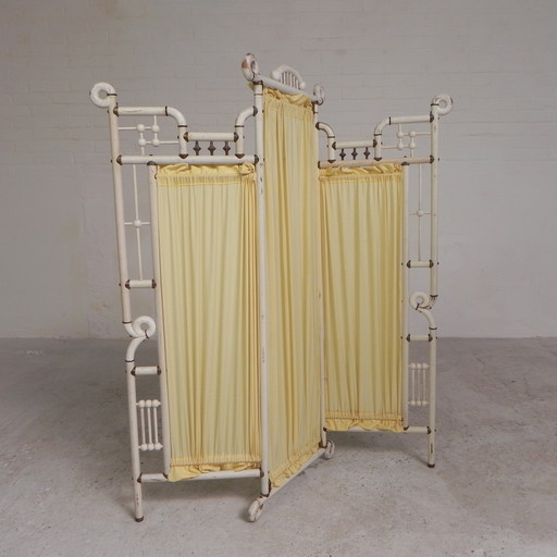 Paravent miniature Art Nouveau, 117 cm de haut, années 1920