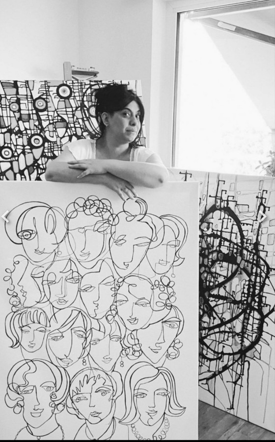 Image 1 of Natia Antadze Abstract Composition XXL