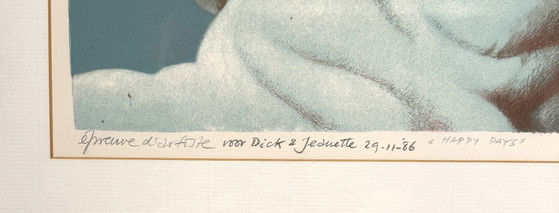 Jean Paul Vroom (1922-2006) - Happy Days – Litografie e stampe, Paper (photo 4 of 6)