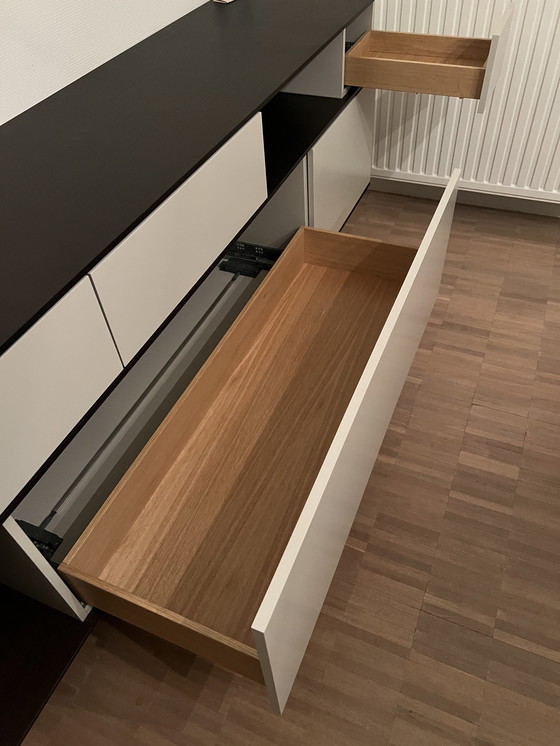 Image 1 of Buffet Pastoe Landscape, modèle suspendu en frêne/chêne brun doux