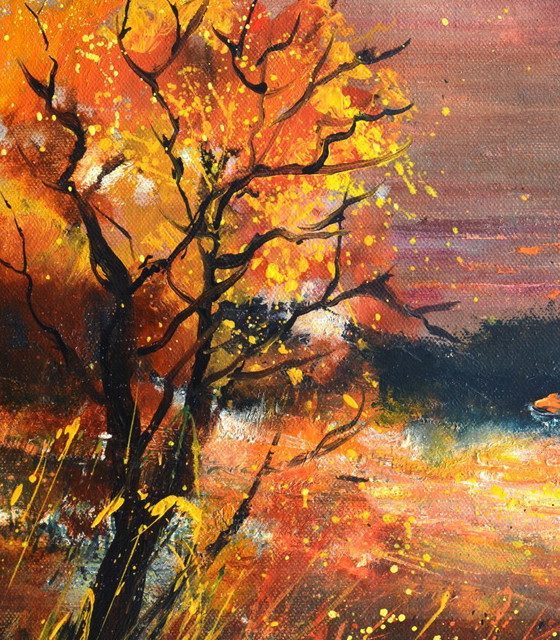 Sunset in Tuscany – P. Lesieur, Objets d'art, Toile (photo 2 of 5)