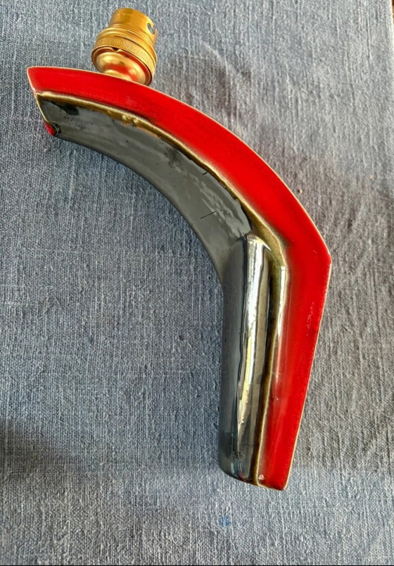 Image 1 of Art Deco ceramic wall lights from the 1950s and 60s