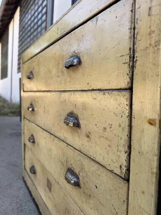 Muebles de taller de hierro y madera de la década de 1940. – Cómodas, Iron, Wood (photo 2 of 15)