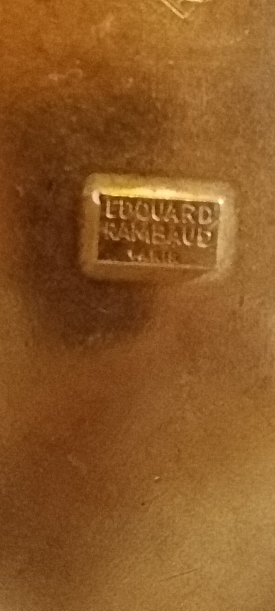 Vintage Edouard Rambaud Paris Vide-Poche / Bowl - Gilded (14.5 cm), Decorative Objects, Metal, Gold (photo 3 of 5)
