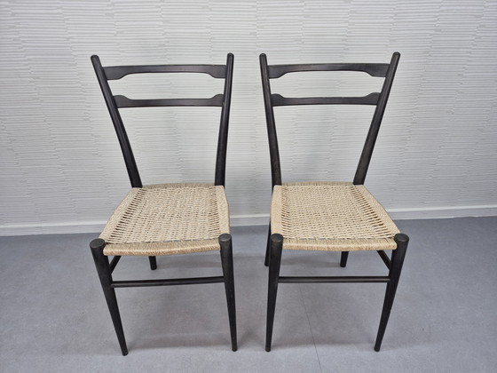 Image 1 of Sedie Gio Ponti Style (2). Sedia da cucina leggera vintage