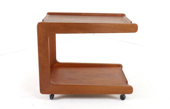 Image 1 of Chariot vintage en teck de conception danoise