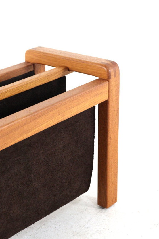Salling Stolefabrik Reading Tray Magazine Rack Storage Holder Vintage Danish Design – Wood (photo 8 of 15)