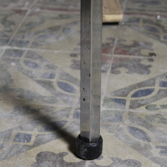 Table basse originale Adri Belarti – Table en carrelage vintage années 60/70 – Tables basses, Aluminium (photo 11 of 11)