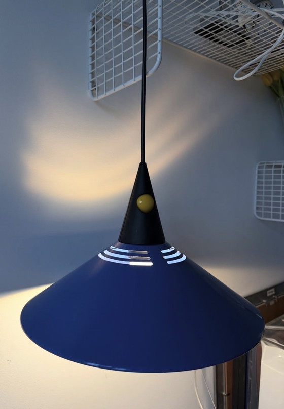 Image 1 of Lampada a sospensione vintage in stile Memphis di Brilliant