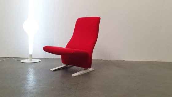 Image 1 of Artifort Pierre Paulin concorde kwekkie rood retro