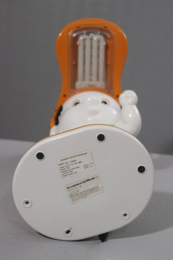 Image 1 of Vintage children's lamp and clock combo with balloon, Pop Art design, 1990s, Post-modern