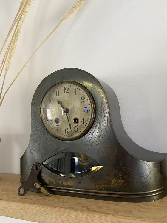 Image 1 of Orologio da camino antico Art Nouveau Art Déco