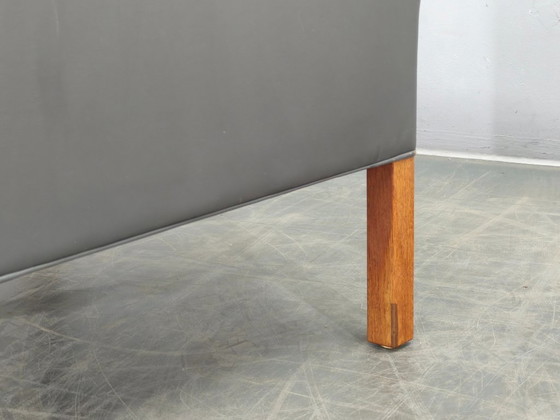 Image 1 of Paar leren loungestoelen van Børge Mogensen voor Fredericia, jaren 70