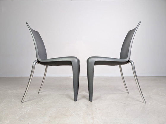 Image 1 of 2er Set Original Louis 20 Stühle Vitra Phillipe Starck 1990er Design