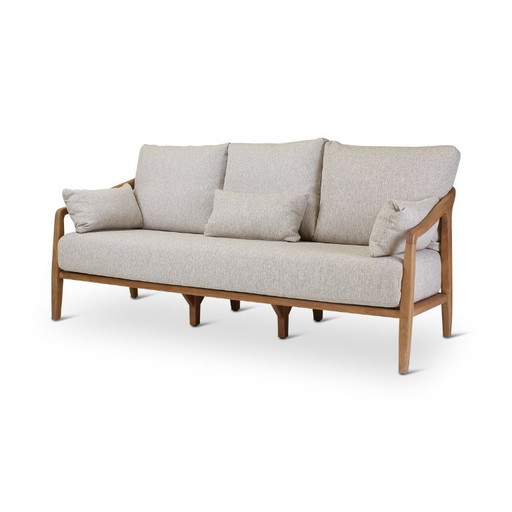 3 plazas teca natural