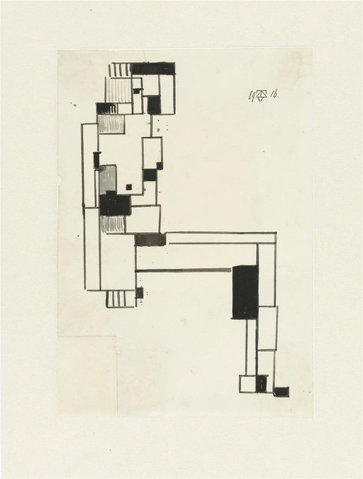 Theo Van Doesburg — Female Nude