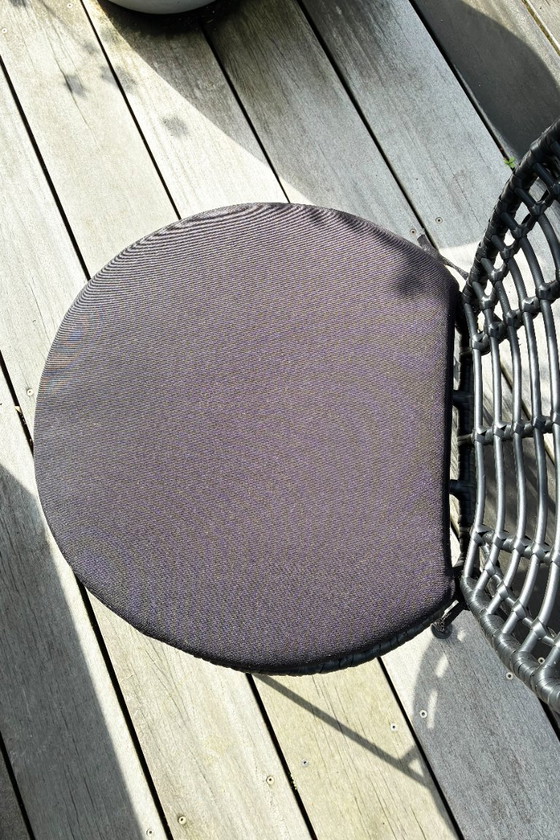 2x Tuinstoeltje met kussen – Tuinstoelen, Metal (photo 3 of 5)