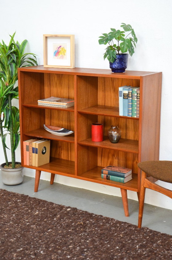 Image 1 of Vintage teak bookshelf, Danish sideboard, mid-century style