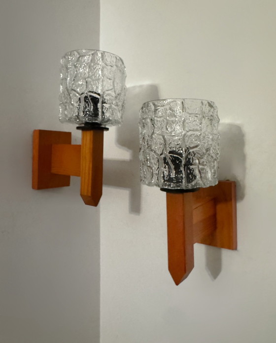 Applique IKEA pino massiccio anni '80 – Legno, Vetro (photo 3 of 12)