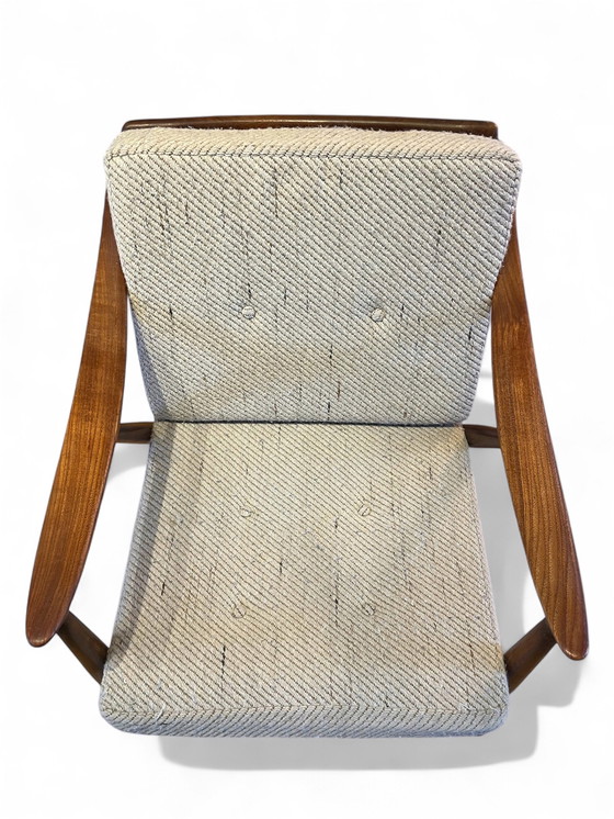 Image 1 of 1 x Poltrona in teak Frederik Kayser Vatne Mobelfabrik Norvegia 1950