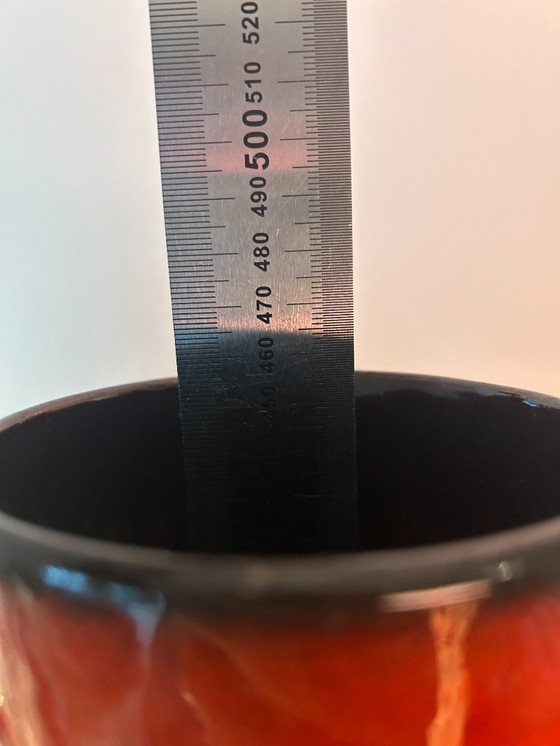 Image 1 of Large statement accent lamp made of Bay ceramic vase – model 608-45 (design: Bodo Mans)