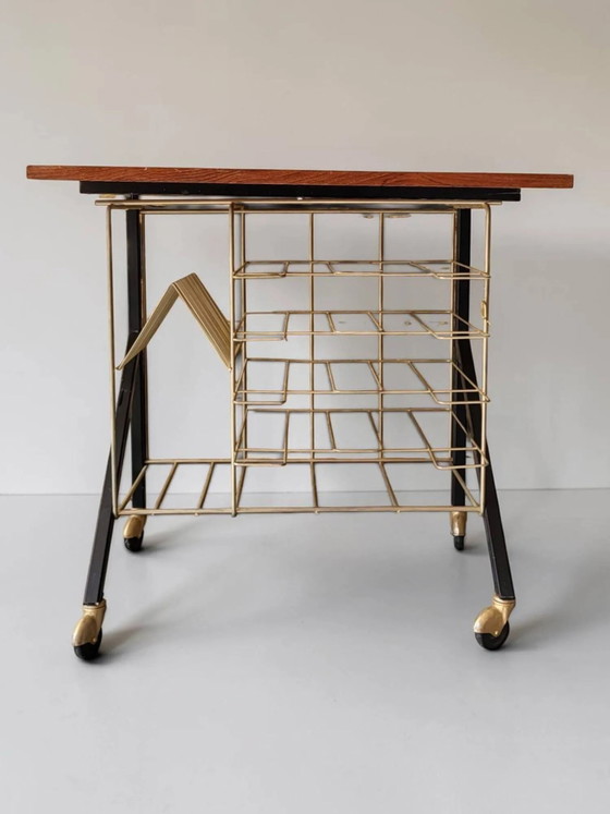 Vinyl Serviertisch – Beistelltische, Metal (photo 11 of 12)