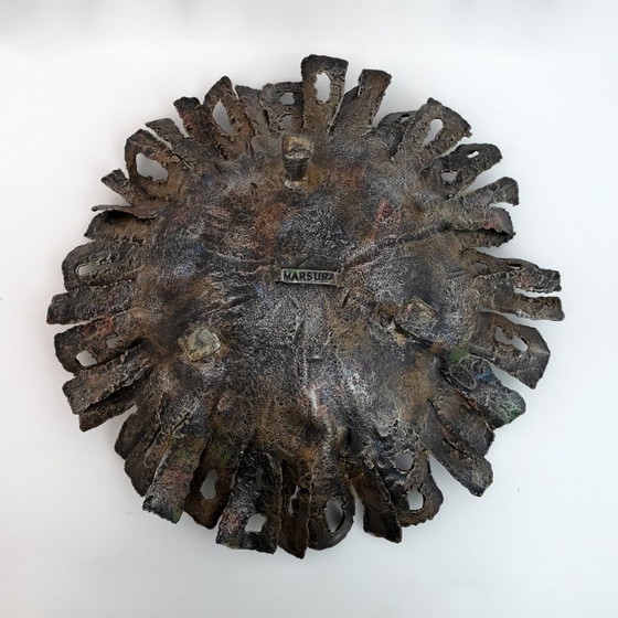 Image 1 of Salvino Marsura Brutalistische Tafelaufsätze aus geschmiedetem Eisen, 1970er Jahre