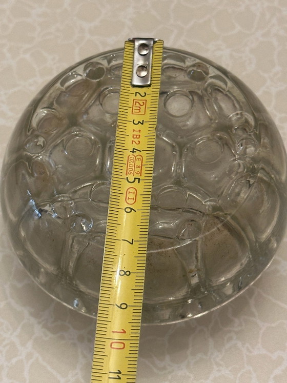 Molded Glass Flower Frog - 19 Holes 1950s – Vases (photo 11 of 13)