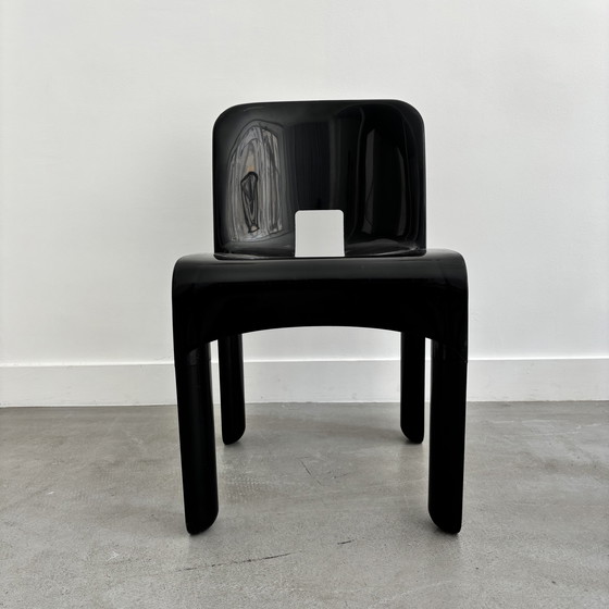 Image 1 of Paar Universale Stühle von Joe Colombo für Kartell 70er Jahre