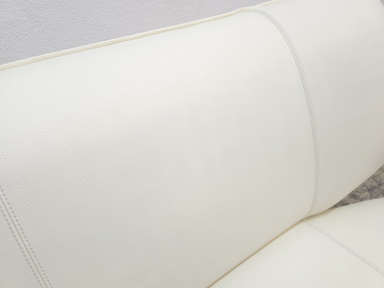 Image 1 of Leolux Tango sofá de diseño de dos plazas blanco crema sofá de cuero Top