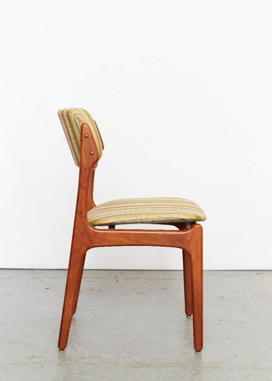 Image 1 of Sedie da pranzo n. 49 di Erik Buch per O. D. Møbler, anni '70, set di 4