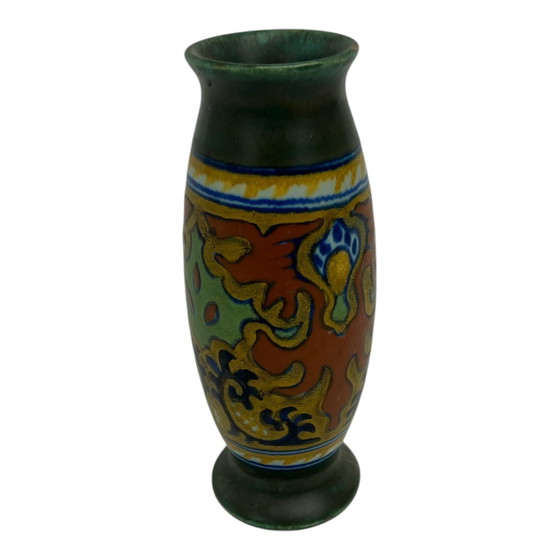 Image 1 of Art Nouveau Gouda porcelain vase