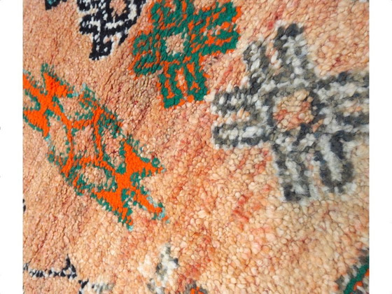 Image 1 of Tapis Boujaad marocain vintage « Belinda » | Tapis berbère noué à la main | 267 × 191 cm
