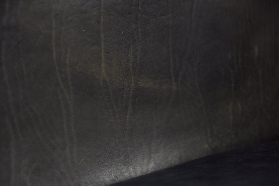 Image 1 of Vintage Brutalistische Buisvormige Metalen en Lederen Bauhaus Minimalistische Sofa 1950