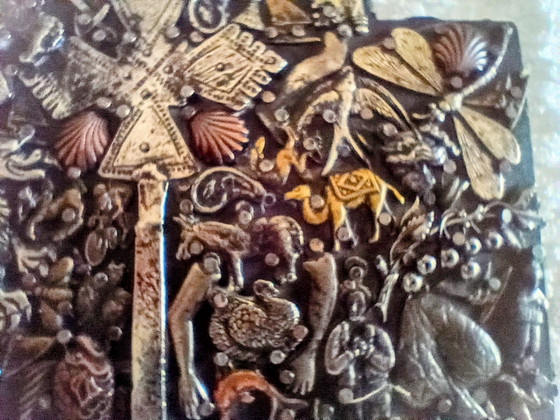 Image 1 of Seltenes Estela Ogazón „Milagros“-Kreuz – Frühwerk (Stempel „MEX“)
