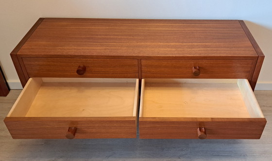 Image 1 of Aparador de teca original Aksel Kjersgaard núm. 480 D.E. Møbler, Dinamarca, ca 1960