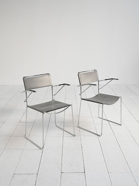 Image 1 of Set mit 4 „Spaghetti“-Stühlen Giandomenico Belotti für Alias