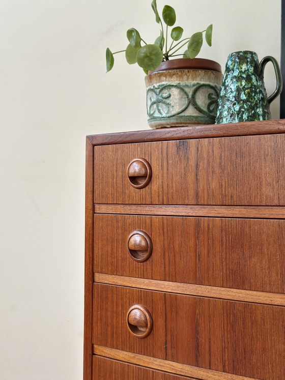 Image 1 of Vintage Design ladekast Kai Kristiansen hout jaren 50/60/70