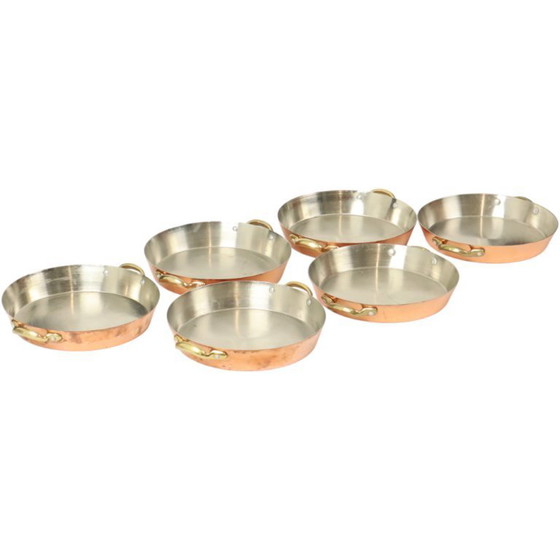 Image 1 of Set di 6 pentole in rame