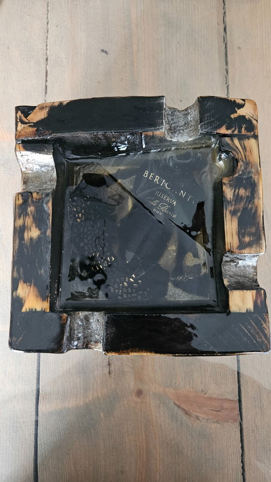 Image 1 of Exclusive Handmade Artequi Humidor - Cedarwood & Epoxy - Incl. Ashtray