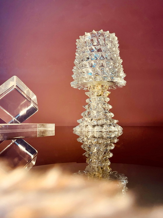 Image 1 of Lampada da tavolo di design italiano Barovier & Toso.
